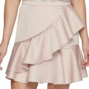 Rodeo Show Chic Pink Blush Asymmetrical Skirt